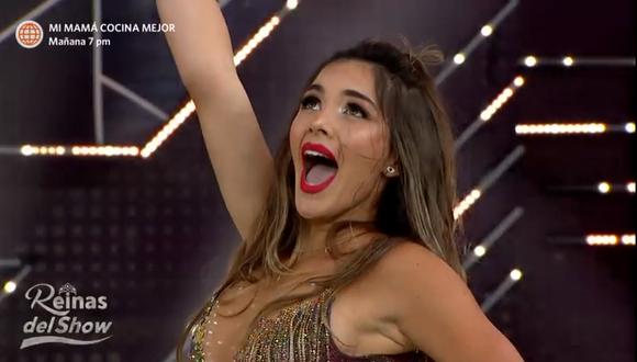 Korina Rivadeneira fue presentada en “Reinas del show”. (Foto: Captura América TV).