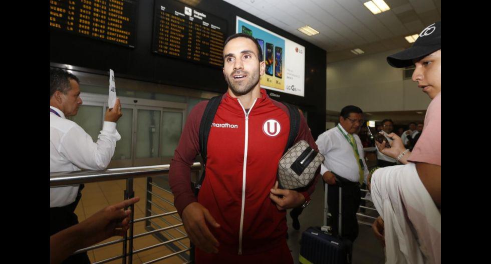 Las postales de la llegada de Universitario de Deportes a Lima tras eliminación de la Copa Libertadores 2020. (Foto: Violeta Ayasta / GEC)
