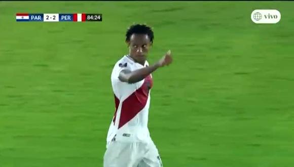 André Carrillo marcó el 2-2 en el Perú vs. Paraguay por las Eliminatorias | Video: América TV