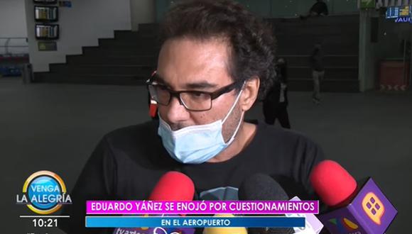 EN 2017, Eduardo Yánez también se enfrentó con un reportero. El problema fue tan grande que terminó en una demanda. (Foto: Captura de video)