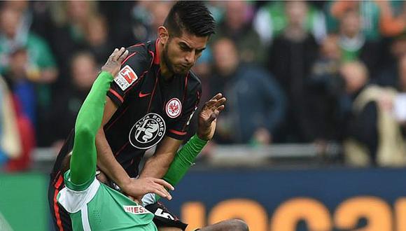 Carlos Zambrano: ​Eintracht Frankfurt jugará repechaje por la baja