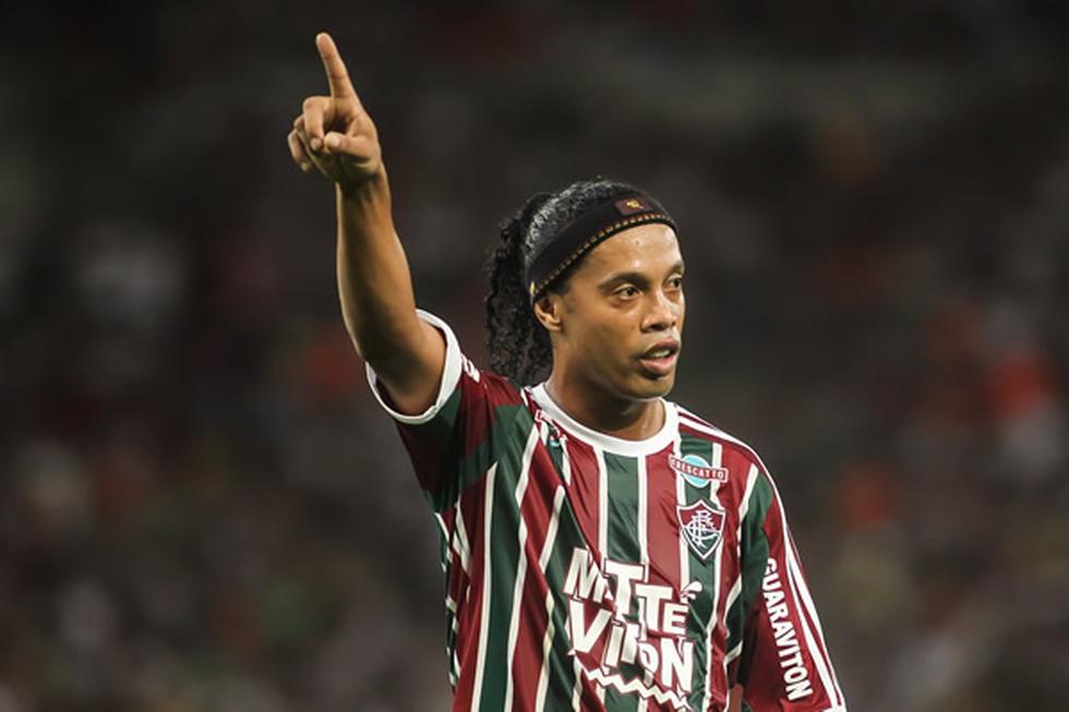Ronaldinho y su debut a lo grande con el Fluminense en el Maracaná [GALERÍA] 