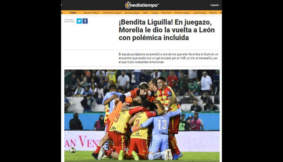 Así informaron los medios mexicanos sobre la clasificación de Morelia a semifinales de Liga MX.