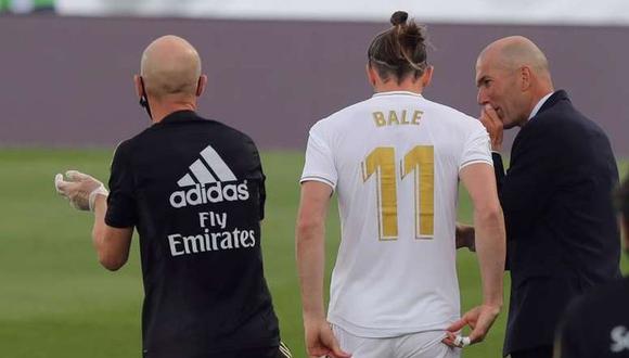 Zinedine Zidane explicó la ausencia de Gareth Bale en el Real Madrid vs. Manchester City. (Foto: EFE)