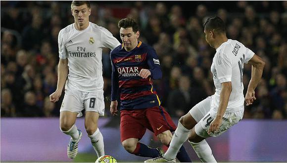 Real Madrid vs. Barcelona: Jugadón de Messi descontroló a Casemiro