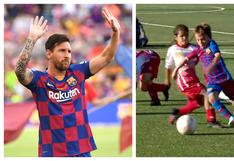 ¿El nuevo Lionel Messi? Es argentino, juega en las inferiores del Barcelona y gambetea como la ‘Pulga’ [VIDEO]