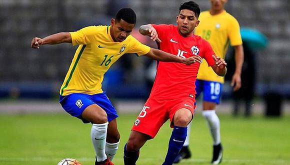 Chile derrota 1-0 a Brasil en el Sudamericano Sub-20