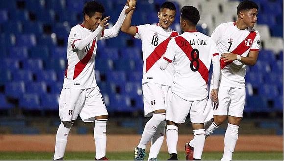 Perú goleó 3-0 a Croacia en su debut en el Sudamericano Sub 15