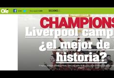 Liverpool campeón de la Premier League: así informan los medios internacionales sobre el éxito de ‘Reds’ | FOTOS