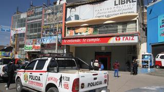 Desalojan al partido oficialista Perú Libre del local que ocupó por 11 años en Huancayo