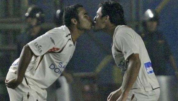 Universitario de Deportes: así fue el recordado beso entre Donny Neyra y 'Malingas'.