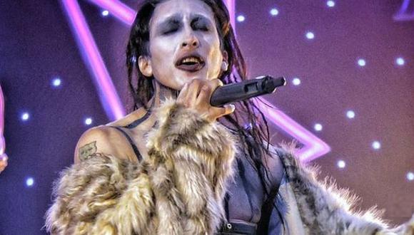 Mike Bravo, imitador de Marilyn Manson, se presentó en el programa "Amor y Fuego" para hablar sobre su salida de "Yo Soy" . (Foto: @yosoyperu_)