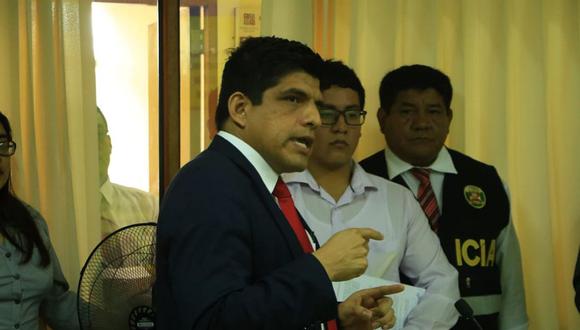 El fiscal Juan Carrasco Millones es titular de la Fiscalía Provincial Especializada contra la Criminalidad Organizada de Chiclayo. (Foto archivo GEC)