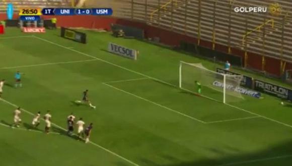 Universitario vs. San Martín: Succar anotó el empate para los 'santos' [VIDEO]