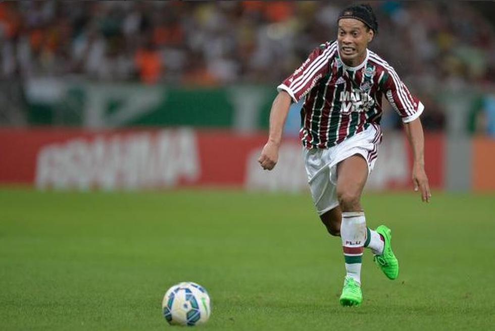 Ronaldinho y su debut a lo grande con el Fluminense en el Maracaná [GALERÍA] 