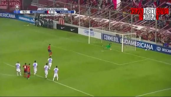 Alianza Lima vs. Independiente: Leao Butrón atajó penal a Gigliotti [VIDEO]