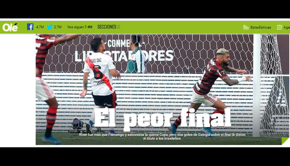 Así informa el mundo sobre el título de Flamengo en la Copa Libertadores 2019.
