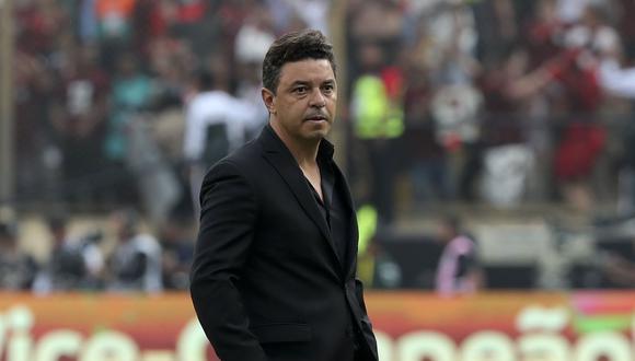 Gallardo buscaba su tercer título de Copa Libertadores como técnico de River Plate. (Foto: AFP)