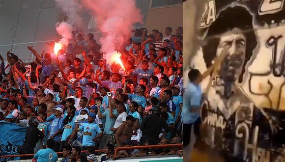 Hinchas de Sporting Cristal dañaron mural de ídolo de Alianza Lima en Matute | VIDEO