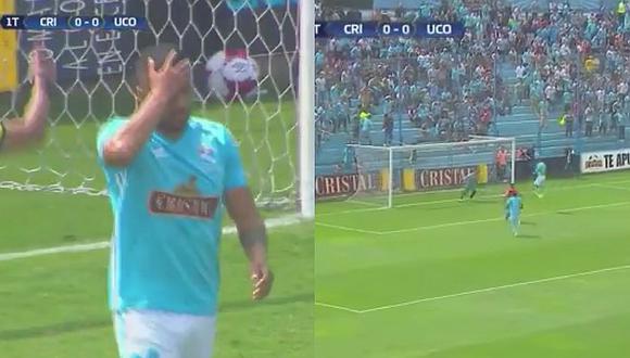 Josepmir Ballón falla gol completamente solo ante Unión Comercio