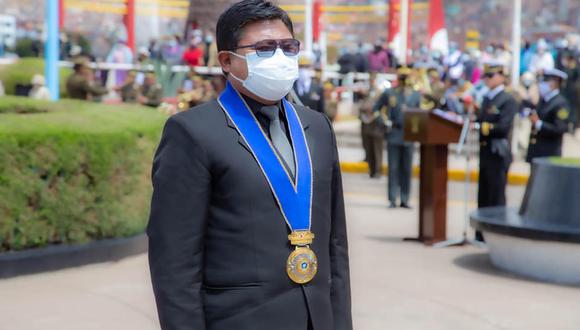 Dictan 9 meses de prisión preventiva para gobernador regional de Puno, Agustín Luque. (Foto: GORE PUNO)