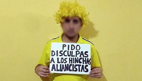 Alianza Lima: Hincha pide perdón por bromear con el 'quino' [FOTO]