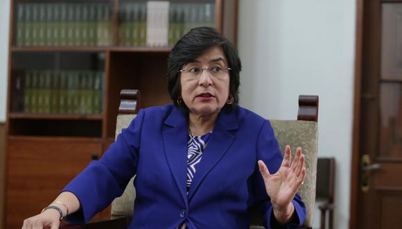 La presidenta del Tribunal Constitucional, Marianella Ledesma, señaló que la aplicación de la pena de muerte en el Perú es una "situación zanjada" a nivel constitucional. (Foto: GEC)