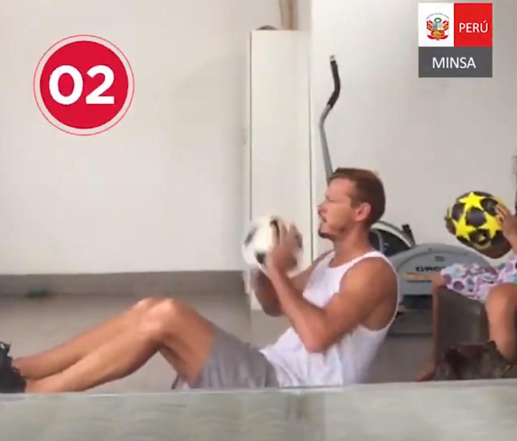 Coronavirus Perú | Diego Penny arma tutorial para poder ejercitarse en casa [VIDEO]