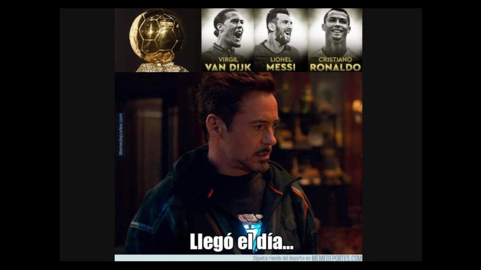 Messi y Cristiano, protagonistas: los mejores memes de la ceremonia del Balón de Oro 2019. (Facebook)