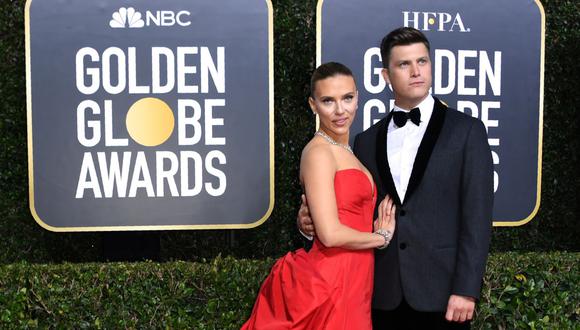 Scarlett Johansson y Colin Jost mantuvieron un noviazgo de dos y se comprometieron en el 2019. (Foto: Valerie Macon / AFP)
