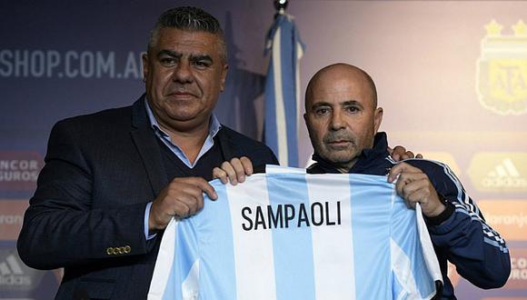 Jorge Sampaoli es presentado como nuevo DT de la selección argentina