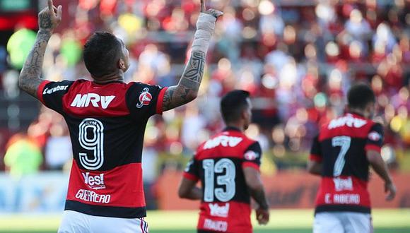 Paolo Guerrero alcanzó su mejor registro goleador en Flamengo