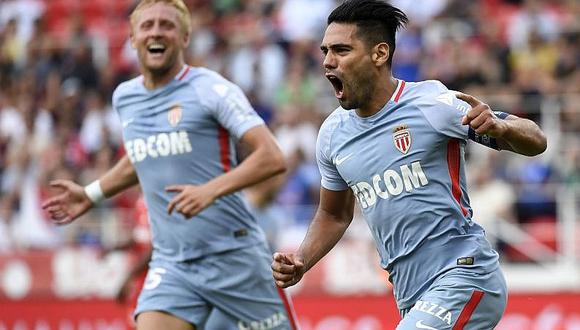 Mónaco venció 4-1 al Dijon con 'hat-trick' de Radamel Falcao