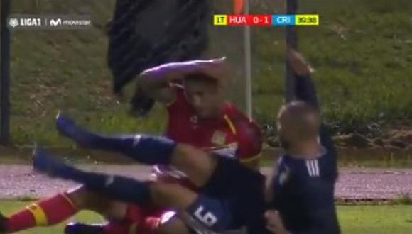Emanuel Herrera fue mordido por jugador de Huancayo en pleno partido [FOTO]