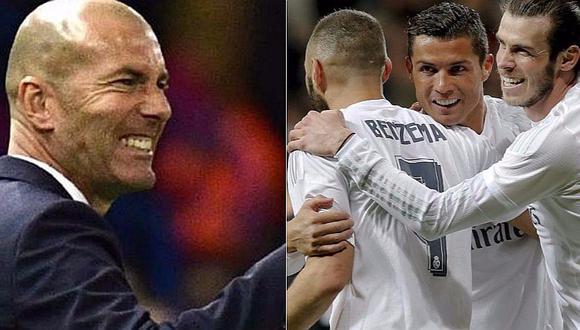 Zinedine Zidane: "Ojalá la 'BBC' se quede esta temporada" [VIDEO]