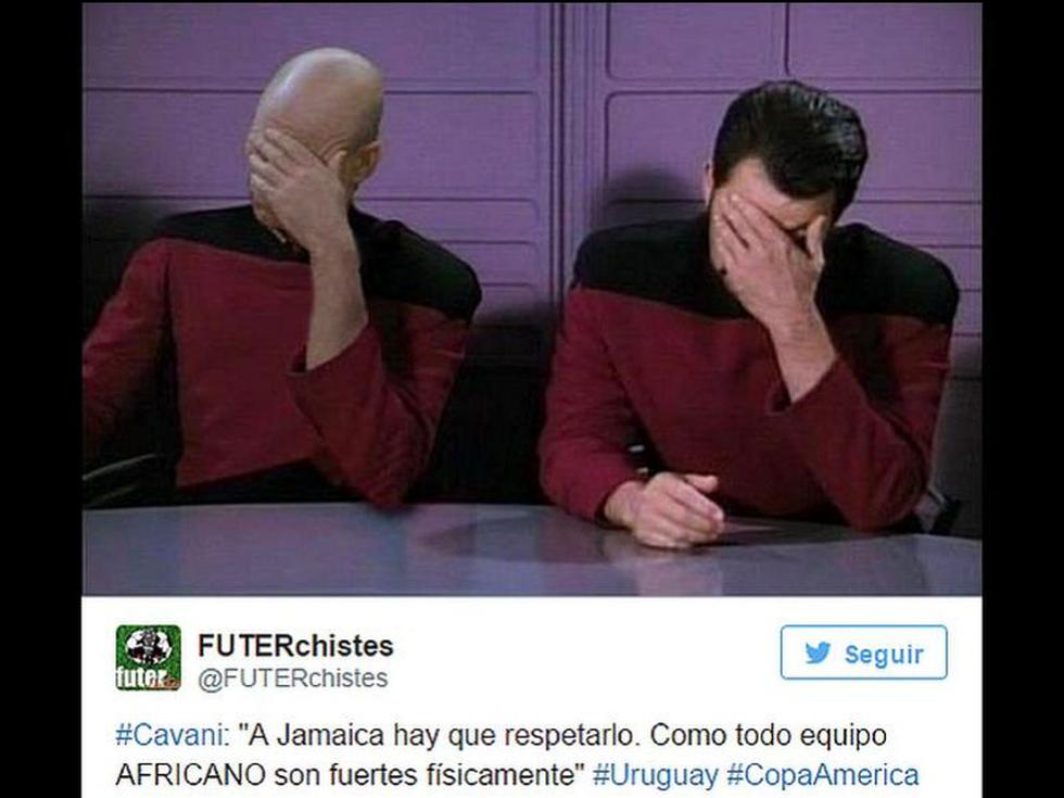 Edinson Cavani: Aparecen memes tras afirmar que "Jamaica es un equipo africano" [FOTOS]
