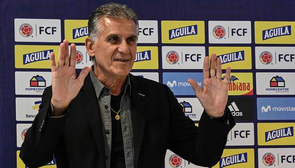 Carlos Queiroz será cesado de la selección colombiana, señalan desde Portugal. (Foto: AFP)