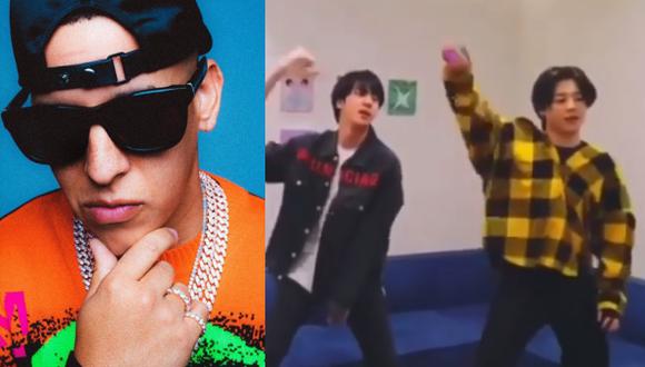 Daddy Yankee y su reacción al ver a integrantes de BTS bailar su tema “Con calma” (Foto: Instagram)