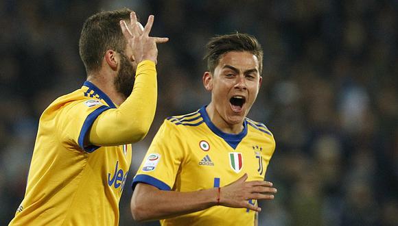 Juventus derrotó a Napoli con gol de Higuaín y se lo gritó a todo el estadio