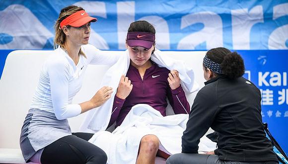 El gesto de María Sharapova ante el llanto de su rival [VIDEO]