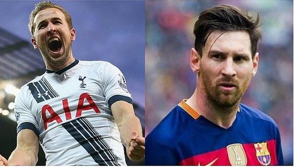 Lionel Messi: Harry Kane puede quitarle título de máximo goleador del 2017