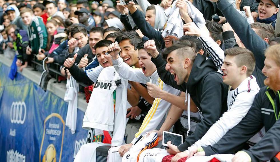 Real Madrid: Más de 10 mil hinchas presentes en el entrenamiento en Australia [FOTOS]