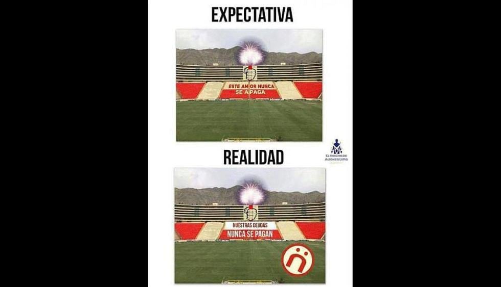 Noche crema: Los divertidos memes que dejó el mosaico de hinchas cremas