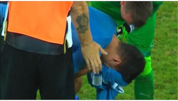 Perú vs. Uruguay | El llanto de Luis Suárez tras eliminación charrúa por su penal fallado | VIDEO