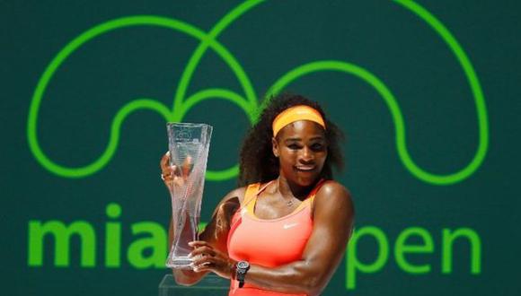 Serena Williams sigue liderando el ránking mundial femenino de tenis