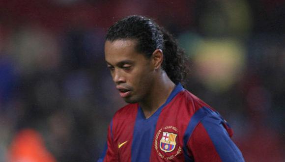 Barcelona olvidó el cumpleaños de Ronaldinho. (Foto: EFE)