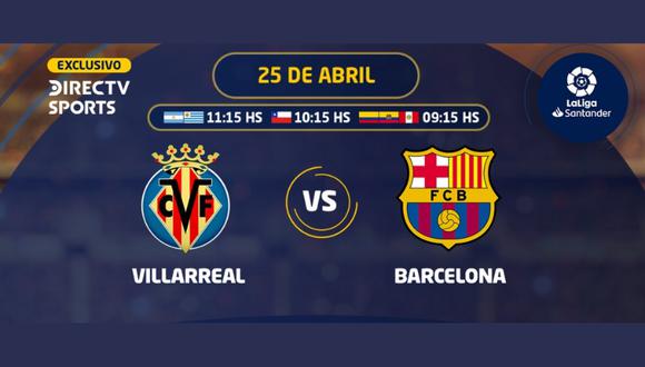 Barcelona vs. Villarreal EN VIVO ONLINE | sigue el partido por fecha 32 de LaLiga Santander en el Estadio de la Cerámica