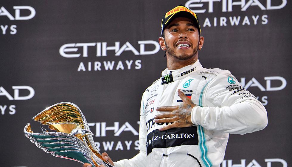 Lewis Hamilton, ganador de la Formula 1 2019, compite a ser el Mejor Deportista del año. (Foto: AFP)