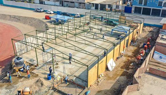 La planta de oxígeno se implementará sobre un terreno de más de 200 metros cuadrados ubicado en el Estadio Municipal de Los Huertos de Manchay. (Foto: Municipalidad de Pachacámac)