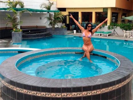 Rocío Miranda publicó sensual fotografía en bikini desde Huacho